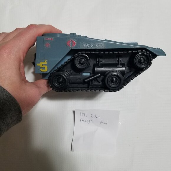 Cobra Maggot G.I. Joe Cobra 1987 Hasbro Vintage Action Figure Front Tank Vehicle - Picture 6 of 7